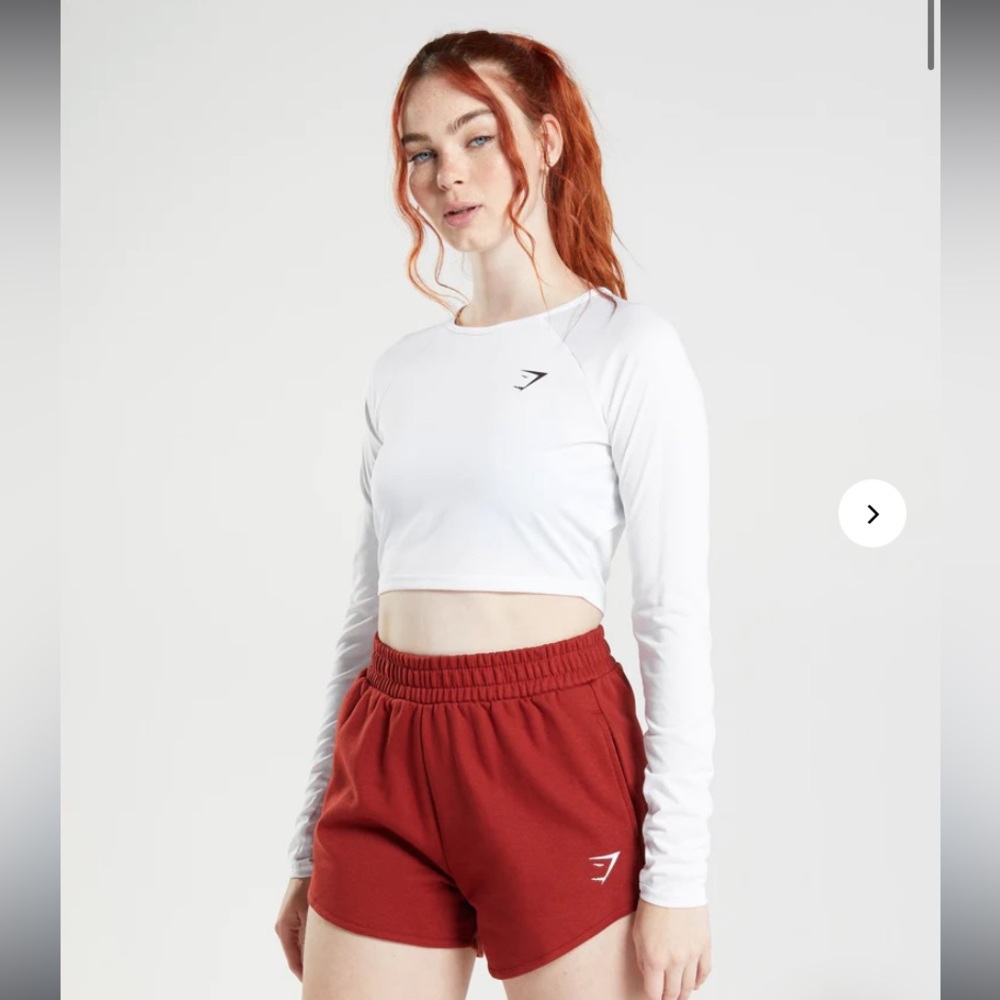 GymShark- training long sleeve crop top